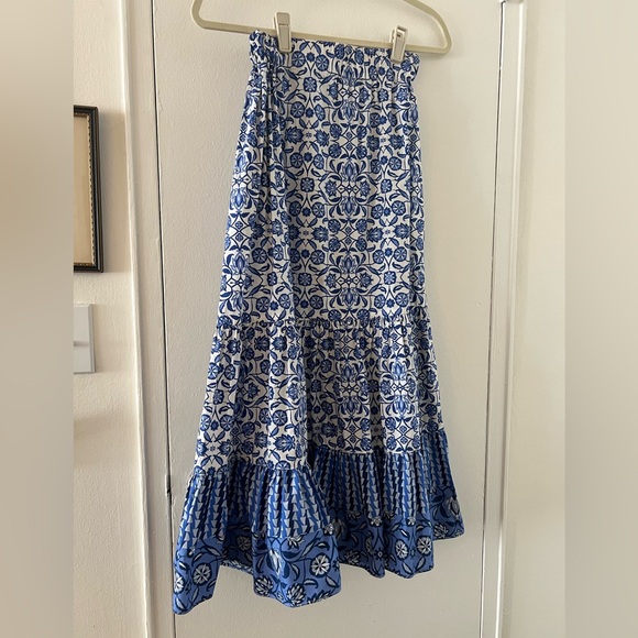 Cara Cara Blue & White “Chase” Skirt XS - Picture 2 of 10